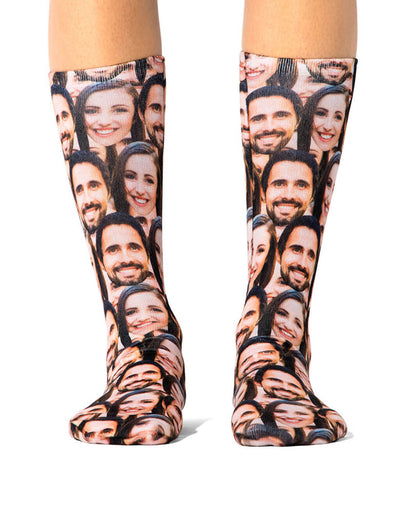 Couples Face Mash Socks