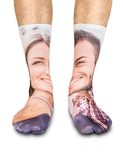 Couples Face Socks