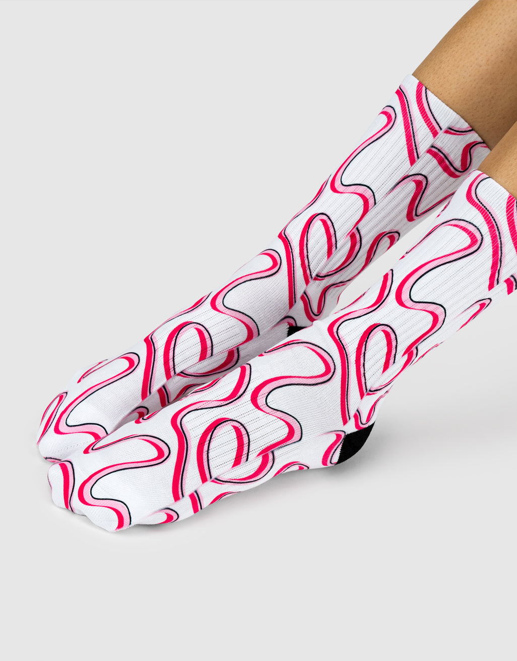 Pink Swirl Socks