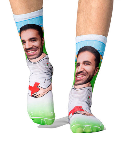 Rugby Player Socks