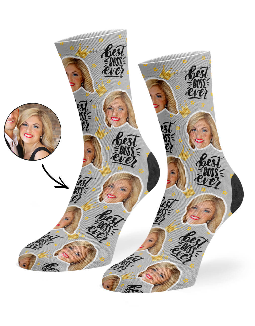 Funny Best Boss Ever Socks