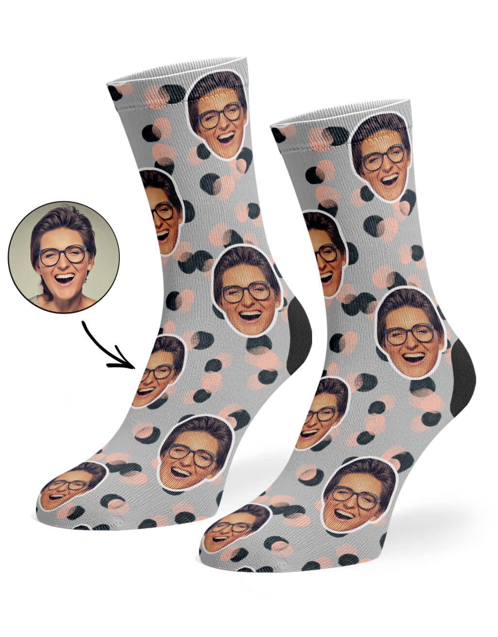 Paint Spot Novelty Socks