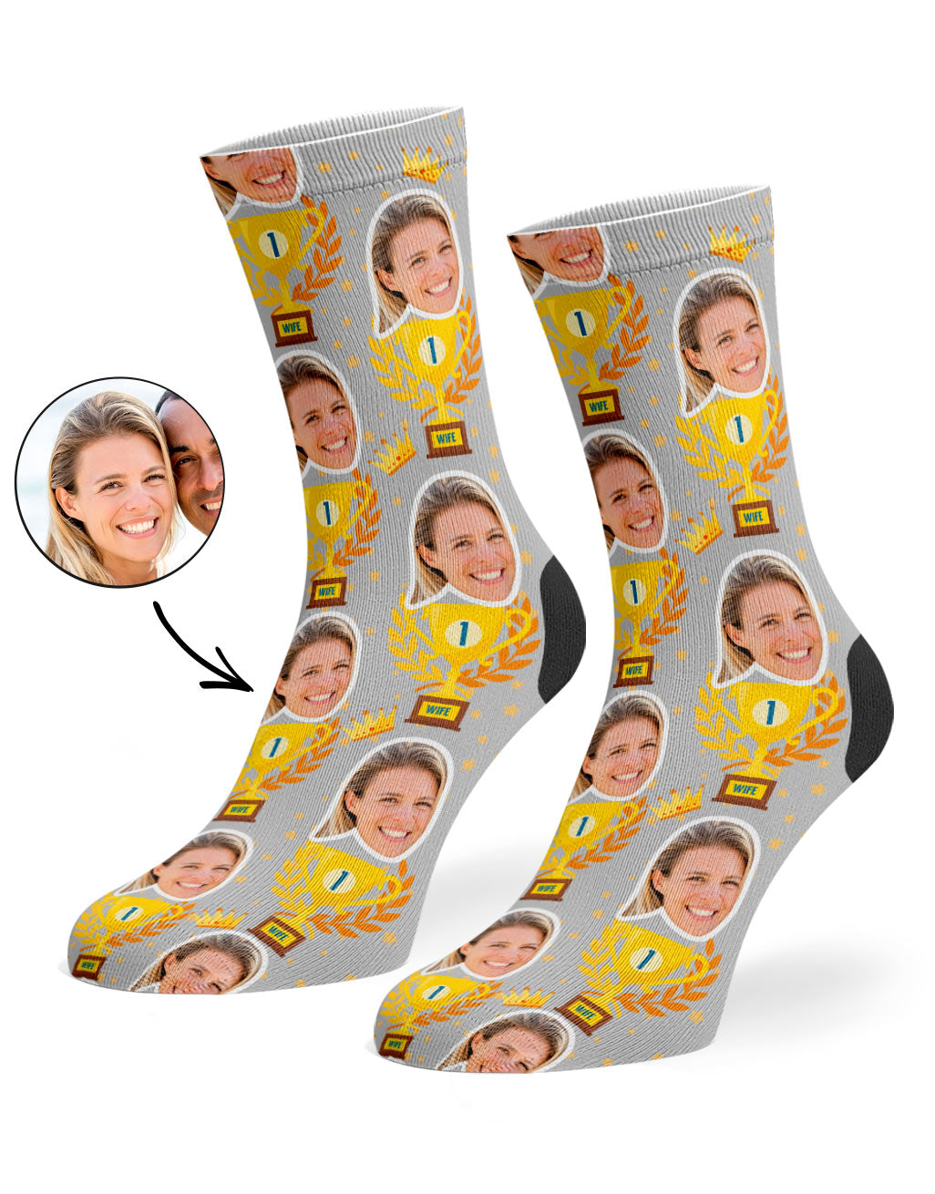 Unique Trophy Wife Socks Gift
