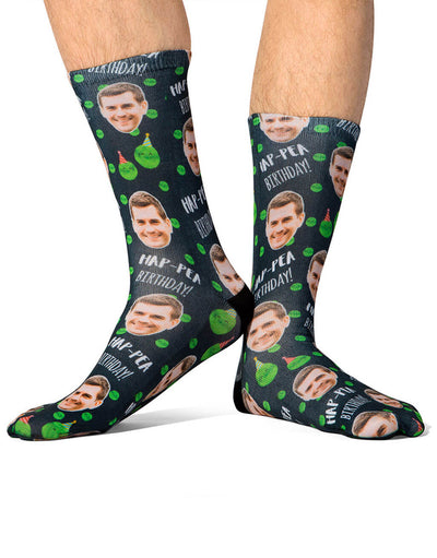Hap-Pea Birthday Socks