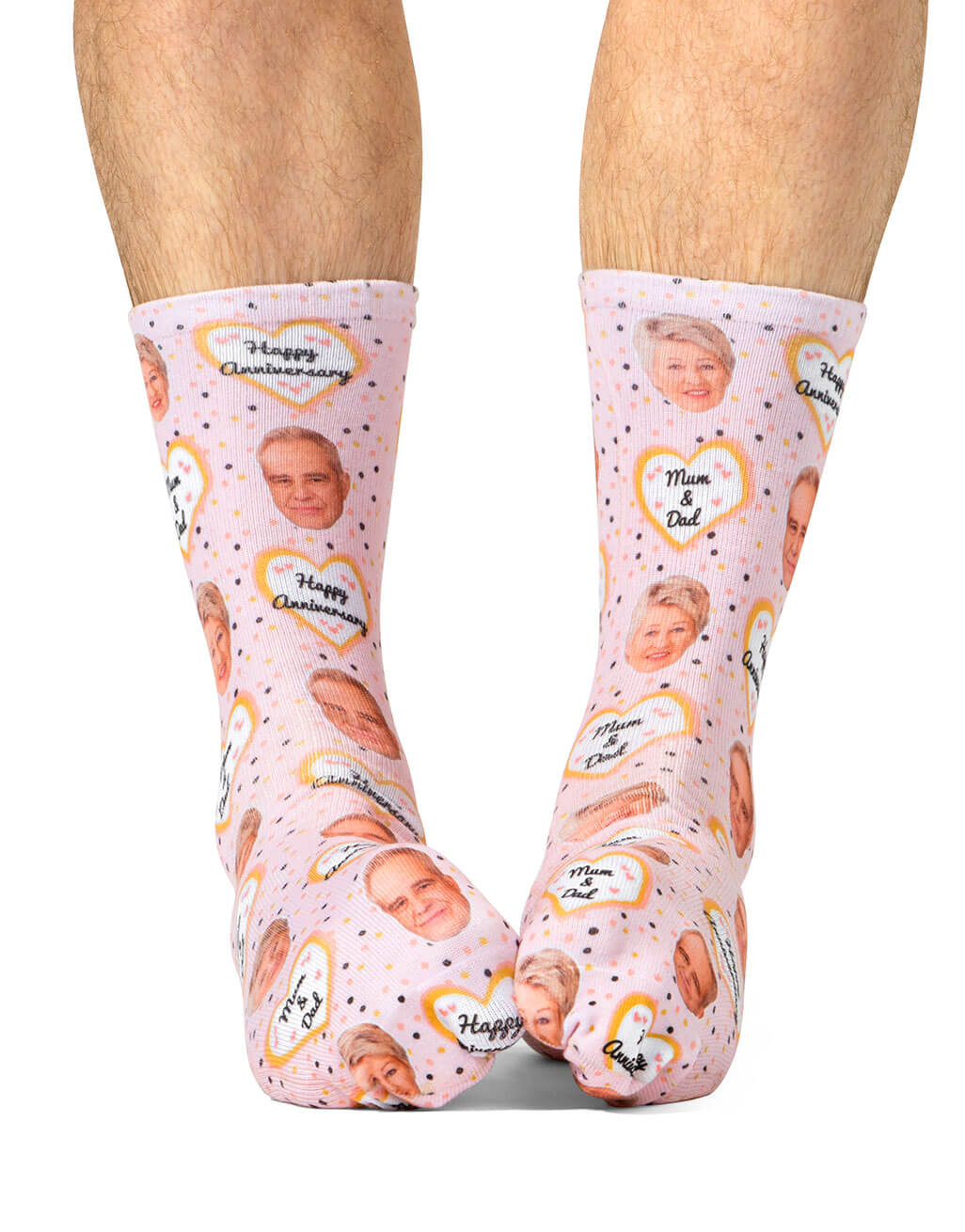 Happy Anniversary Mum & Dad Socks