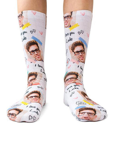 I Love You Personalised Socks