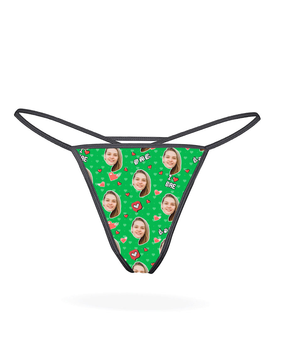 Green I Love Bae Thong