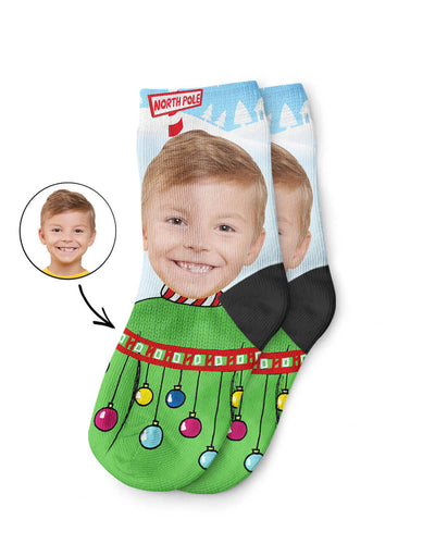 Personalised Arthur Christmas Kid's Socks