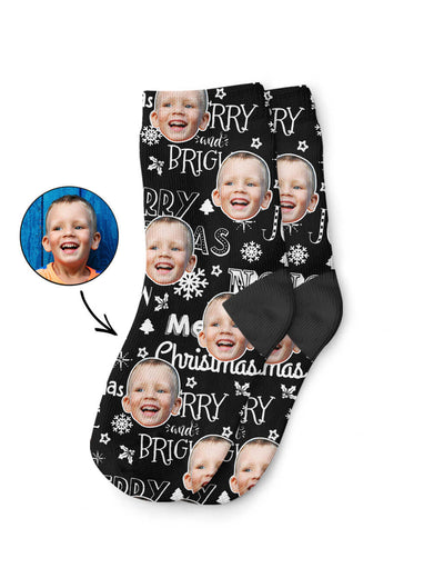 Merry Christmas Kids Socks