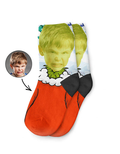 The Grinch Kids Socks