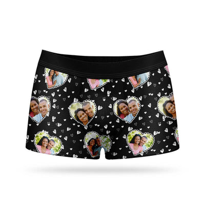 Cute Heart Collage Boxers