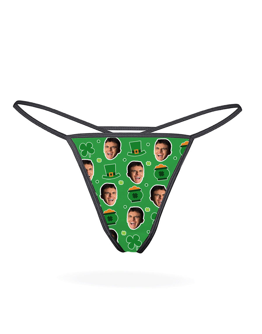 Custom Photo Luck of the Irish Thong