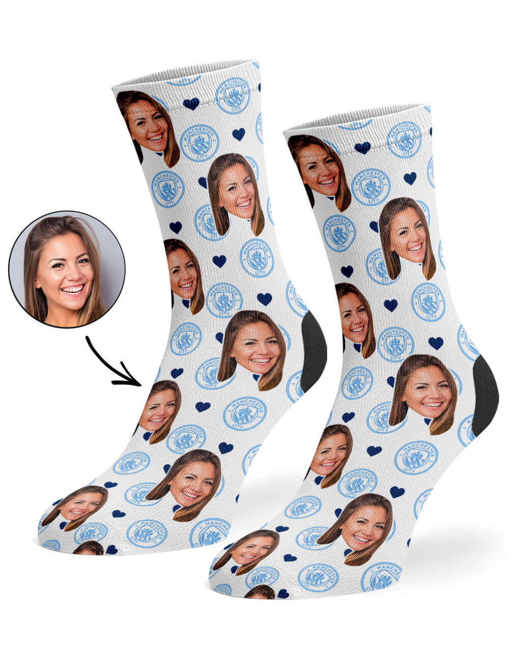 Man City Love Socks