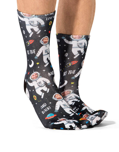 Moon & Back Dad Socks