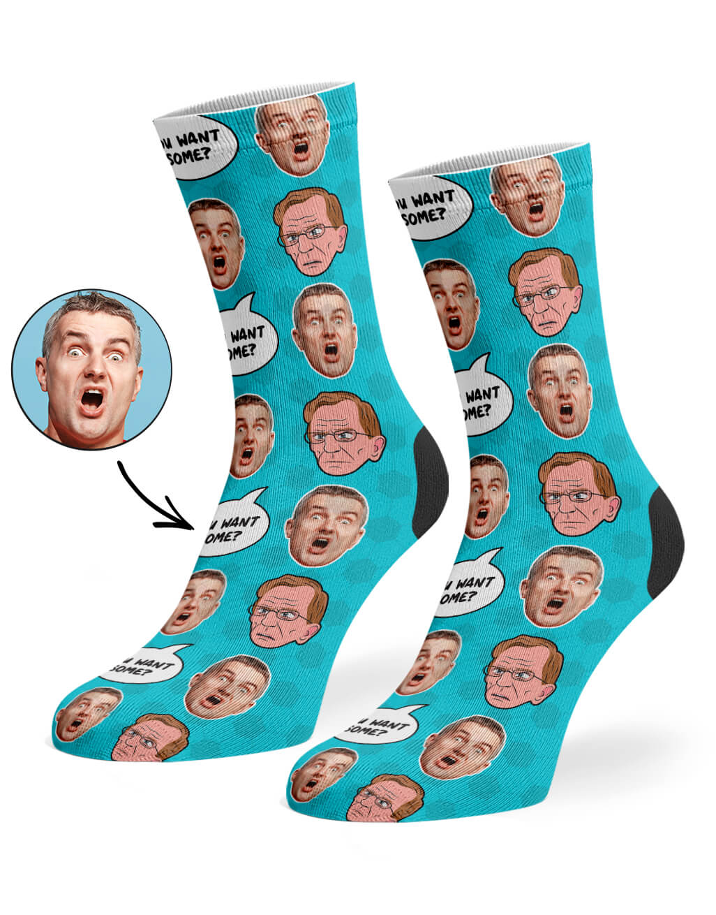 You Want Some? Personalised Socks