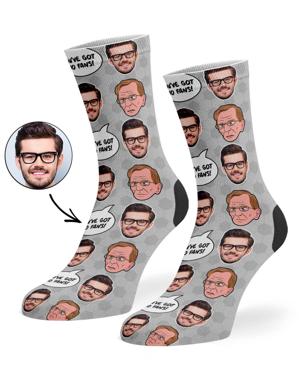 Wealdstone Raider - You've Got No Fans! Photo Socks