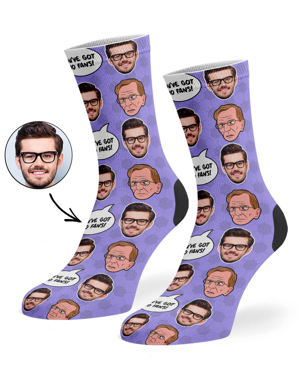 You've Got No Fans! Face Socks