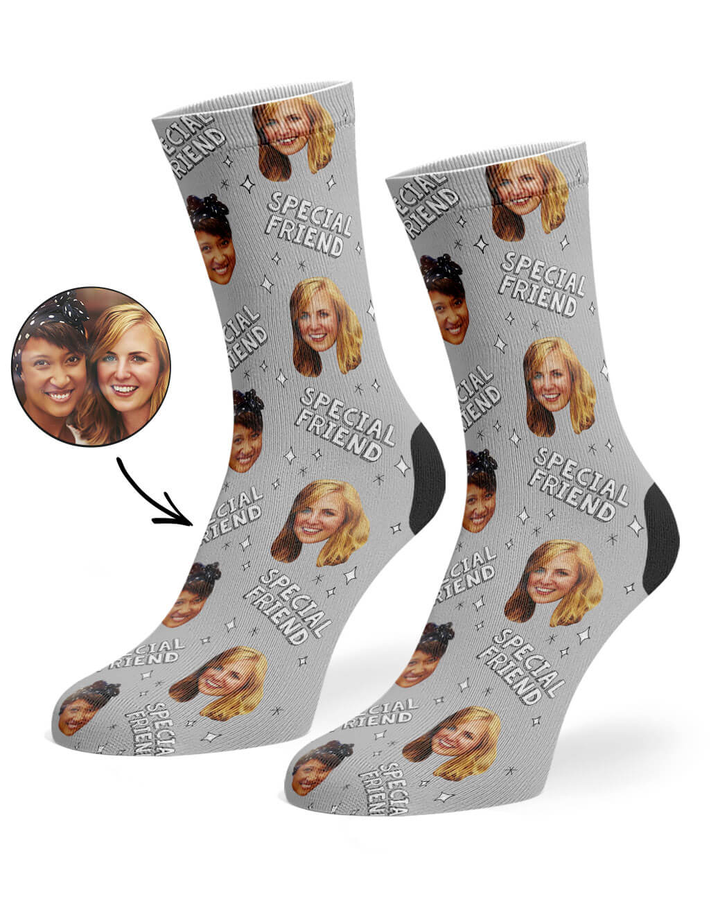 Special Friend Photo Socks