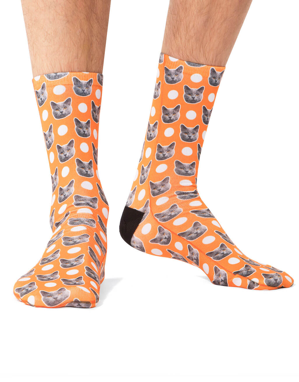 Polka Cat Socks