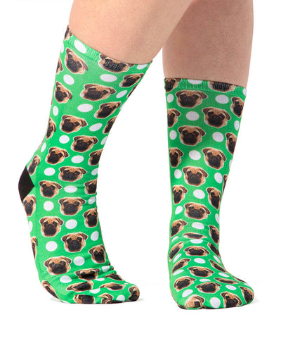 Polka Dog Socks