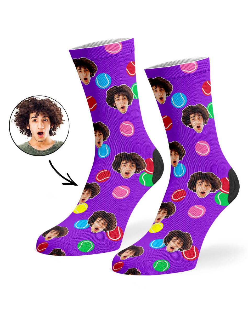 Funny Colourful Tennis Socks