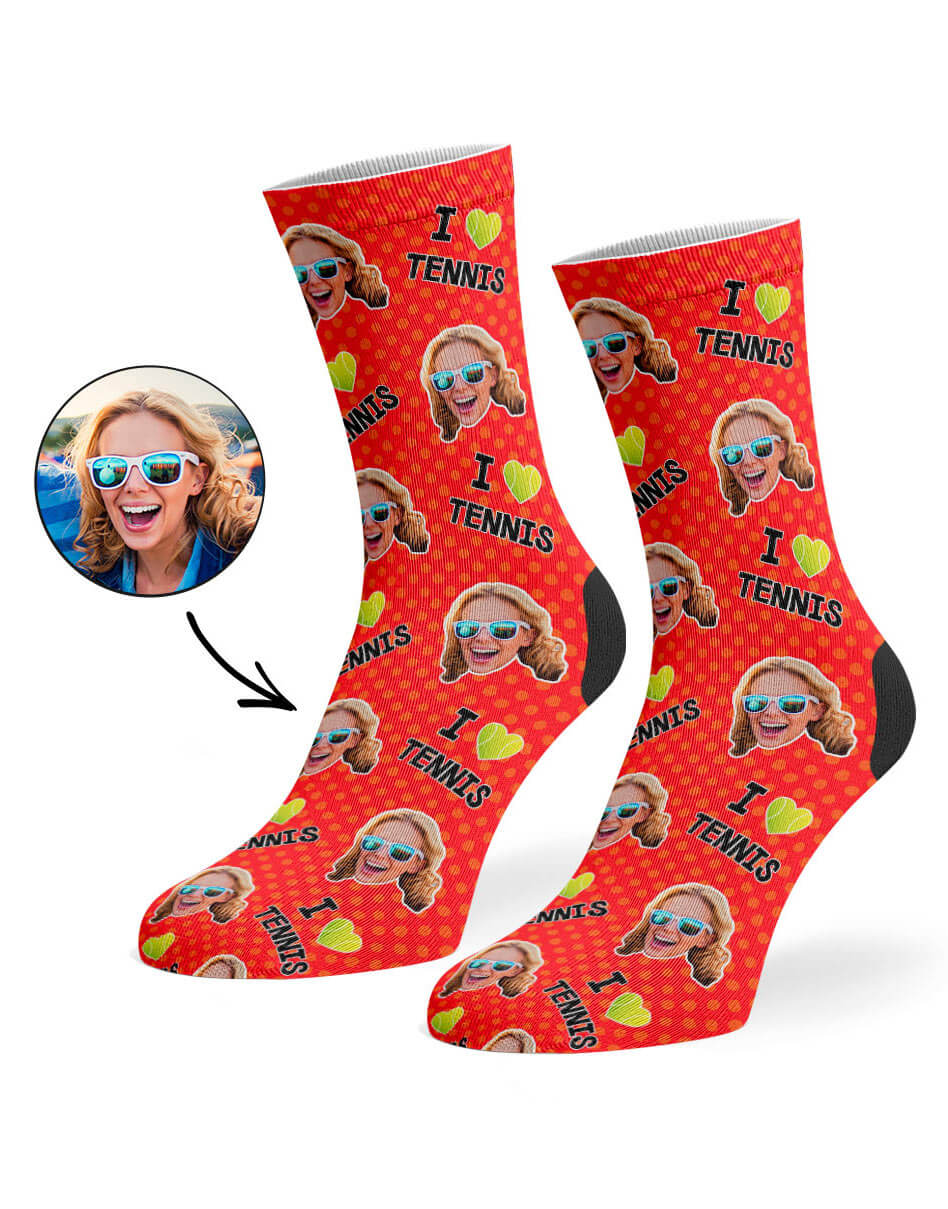 I Heart Tennis Socks