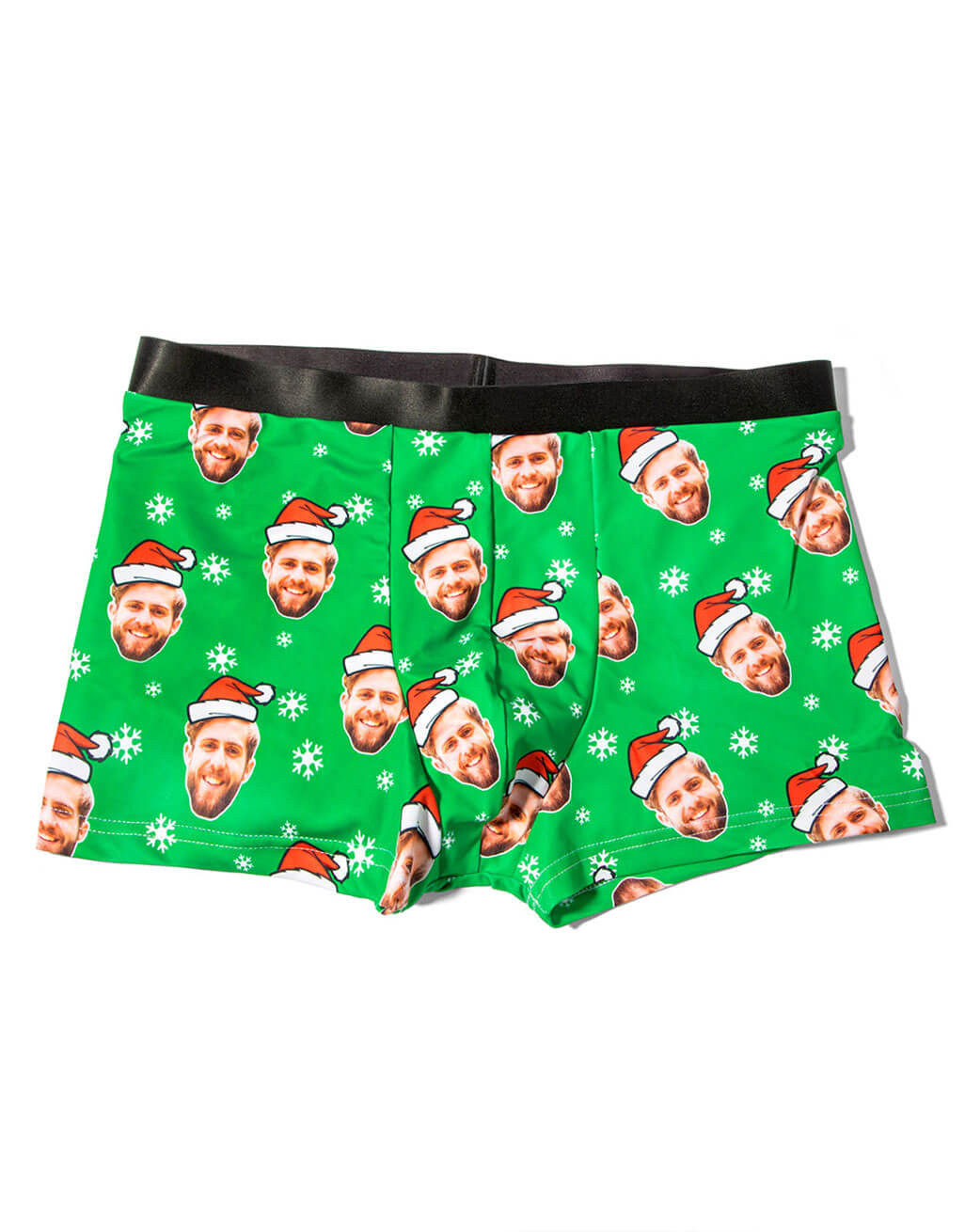 Santa Me Boxers | Personalised Santa Face Boxer Shorts – Super Socks