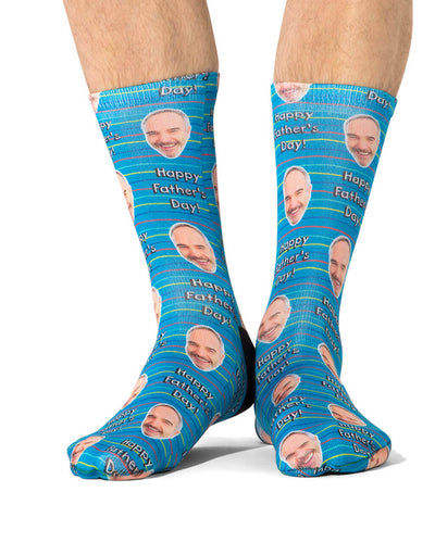 Striped Father's Day Socks