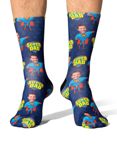 Super Hero Dad Socks