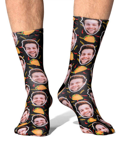 Taco Face Socks