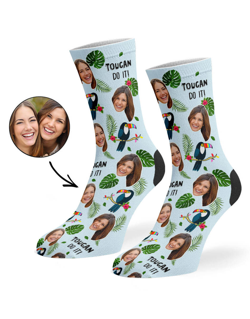 Toucan Do It! Socks With Their Face On