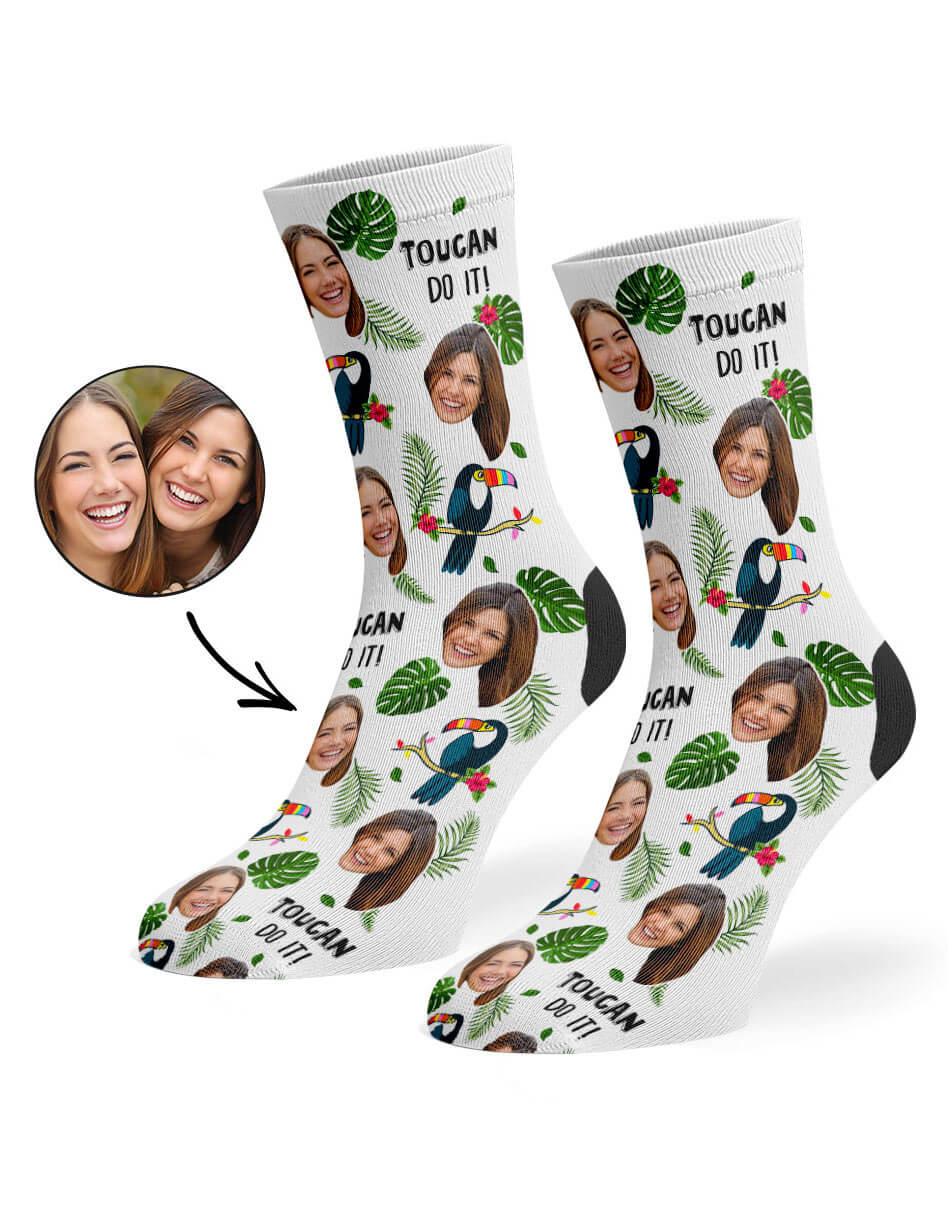 Custom Toucan Do It! Socks