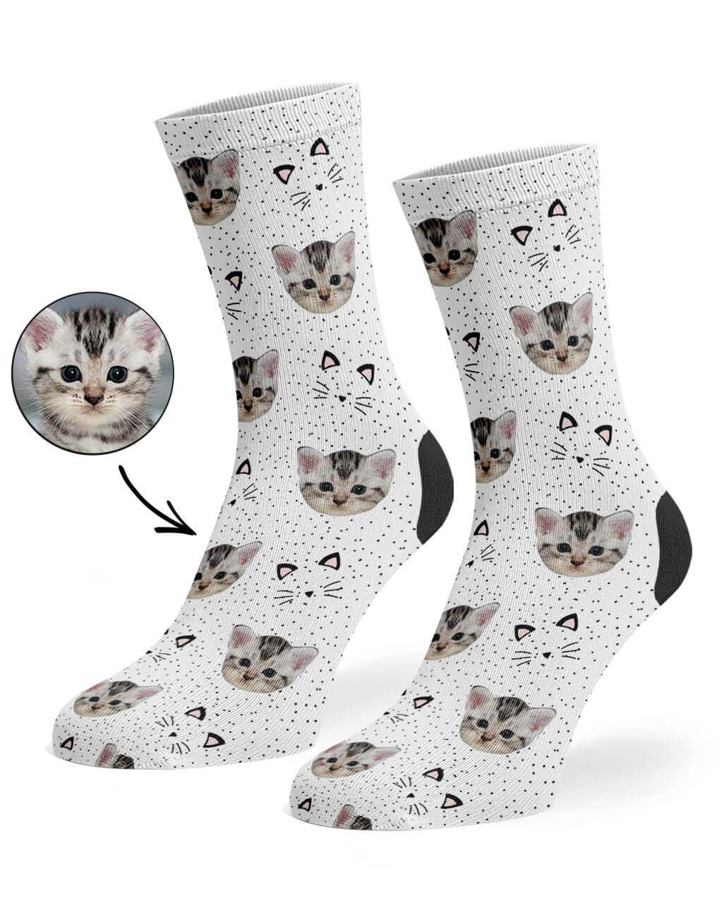 Cat Whiskers Socks