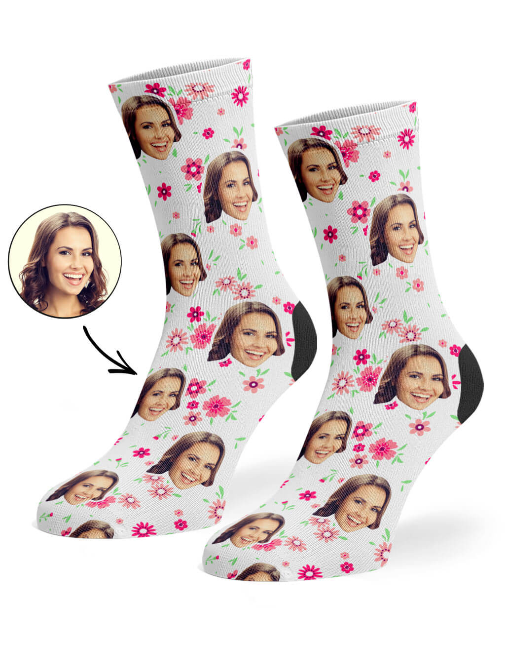 Customisable Flower Socks