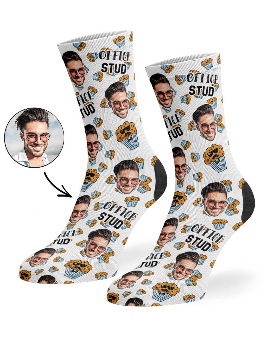 Office Stud Socks Secret Santa Gift