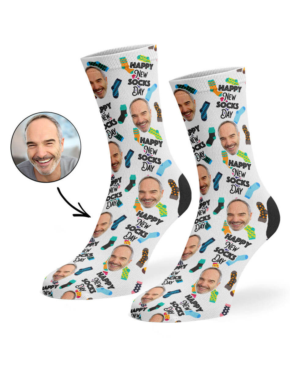 Personalised Happy New Socks Day Socks
