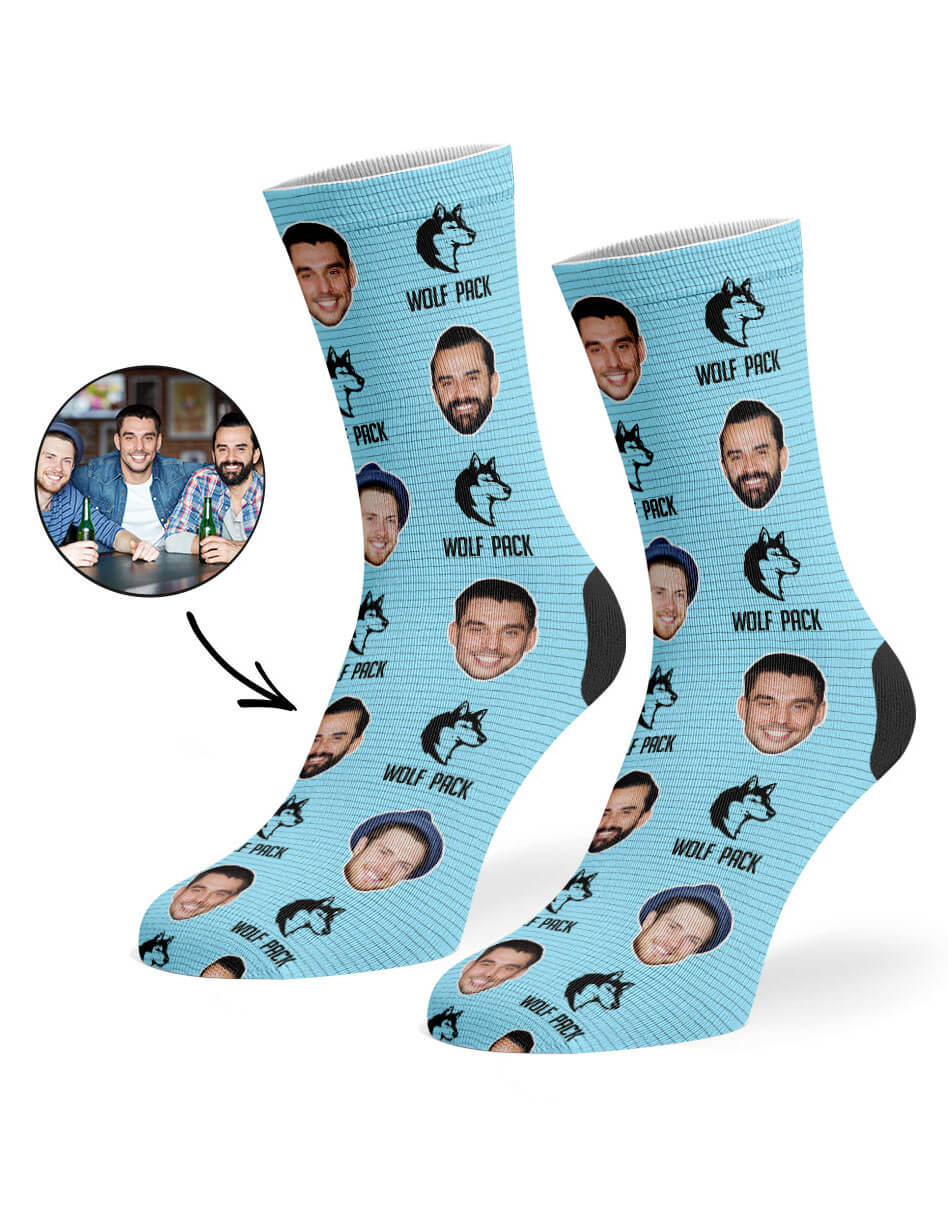 Wolf Pack Personalised Socks