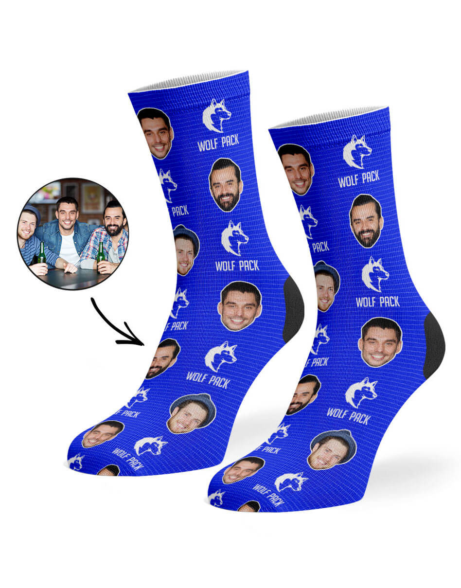Unique Wolf Pack Socks