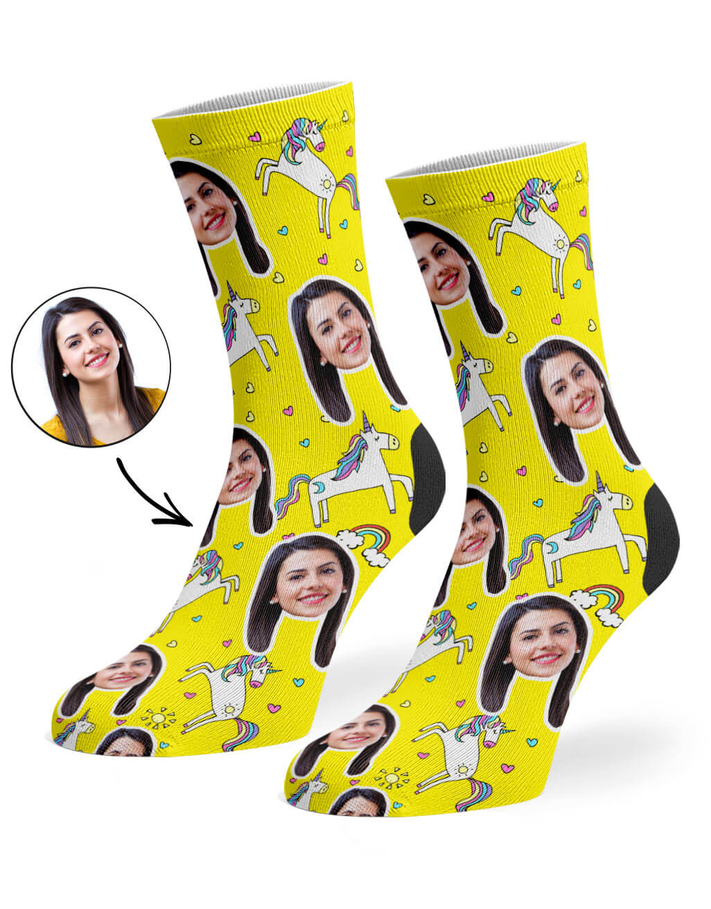 Customisable Unicorn Socks