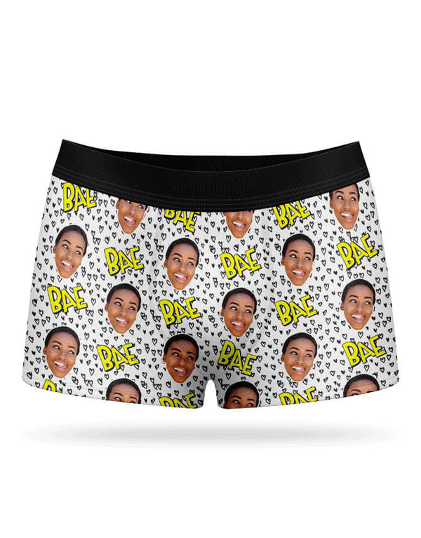 Naughty Love Hearts Boxers - Personalised Boxers