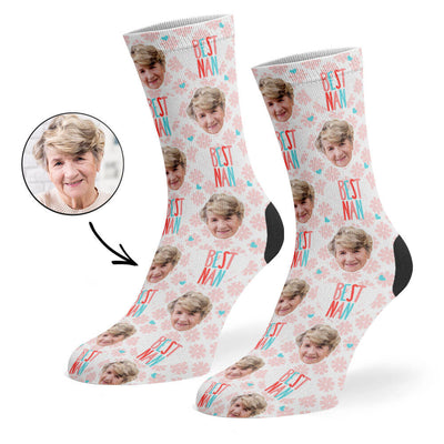 Personalised Best Nan Socks