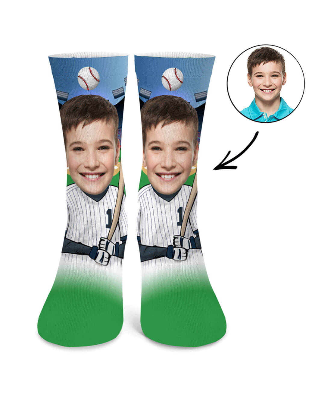 Custom Baseball Player Socks