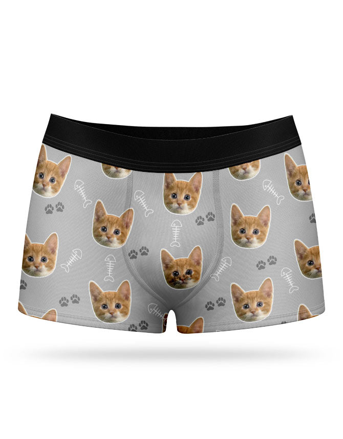 Your Cats Face on Boxer Shorts