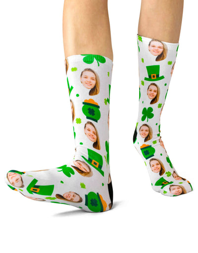 Luck of the Irish Face Socks