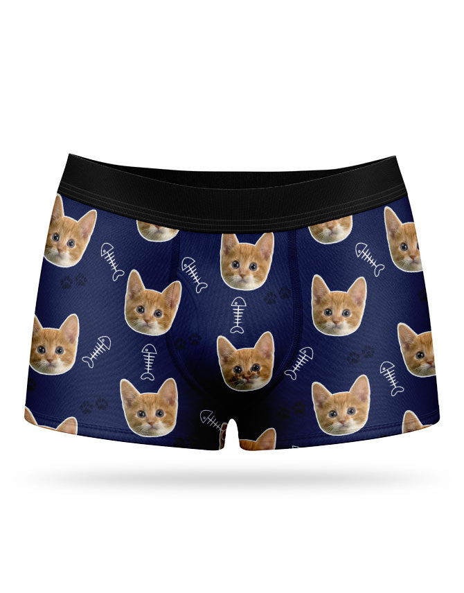 Your Cats Photo on Boxer Shorts